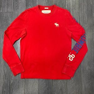 Abercrombie and Fitch Men’s Crewneck Long Sleeve Shirt Size Medium.
